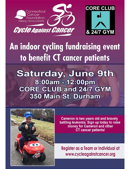 Cycle Against Cancer – Core Club, Durham